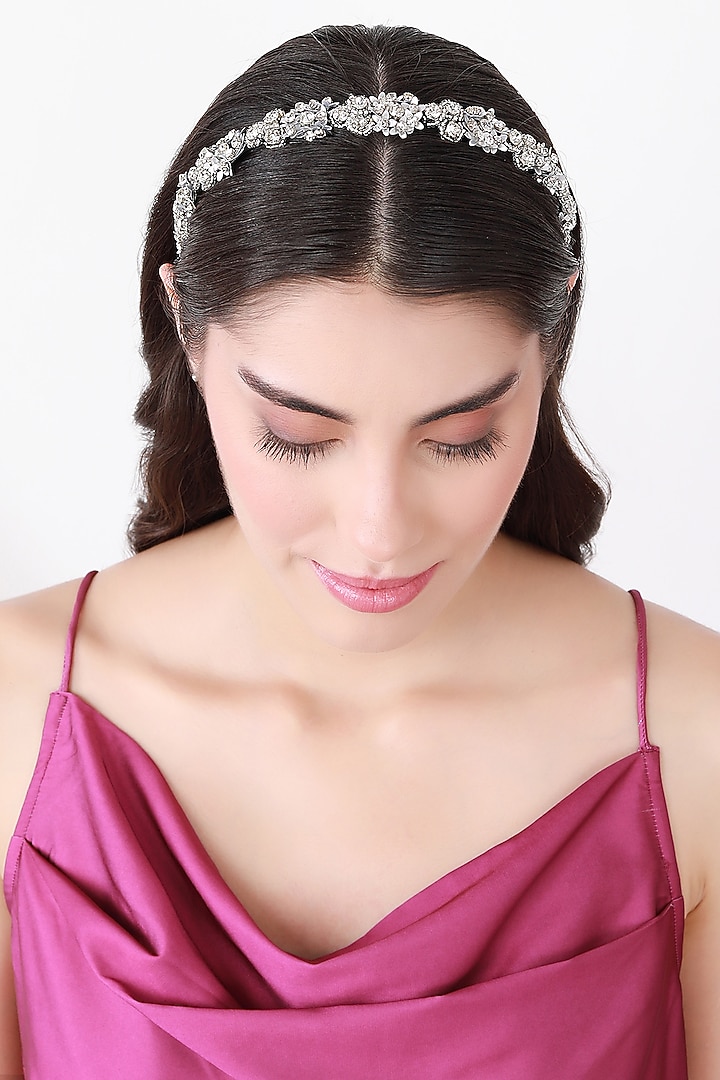 Silver Metal Hairband by Studio Accessories at Pernia's Pop Up Shop