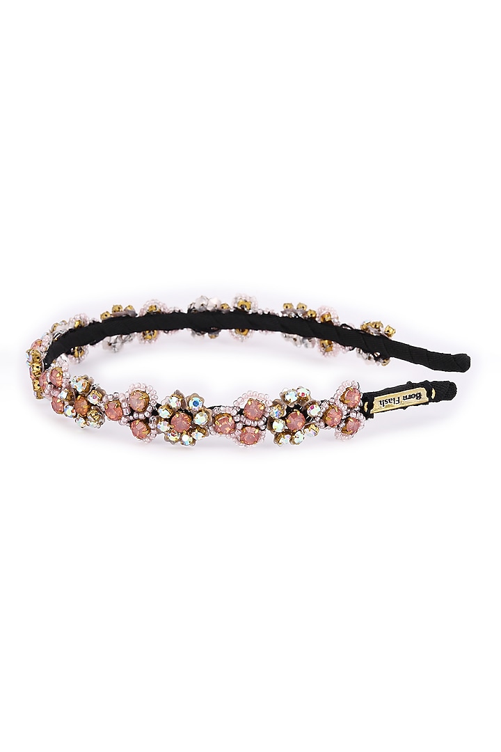 Pink Metal Hairband by Studio Accessories at Pernia's Pop Up Shop