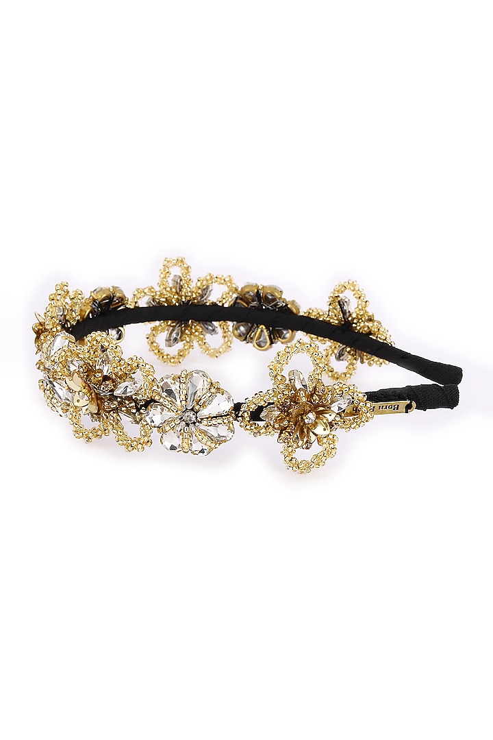 Gold Metal Hairband by Studio Accessories at Pernia's Pop Up Shop