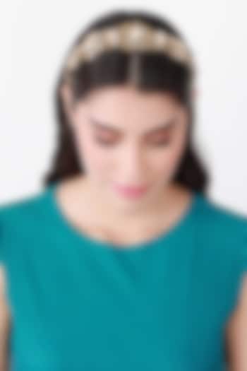 Gold Metal Hairband by Studio Accessories at Pernia's Pop Up Shop