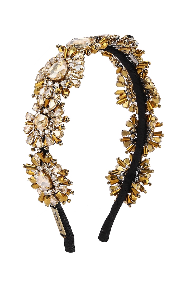 Gold Metal Hairband by Studio Accessories at Pernia's Pop Up Shop