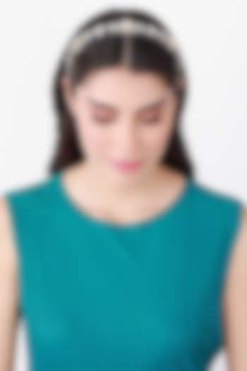 Gold Metal Hairband by Studio Accessories at Pernia's Pop Up Shop