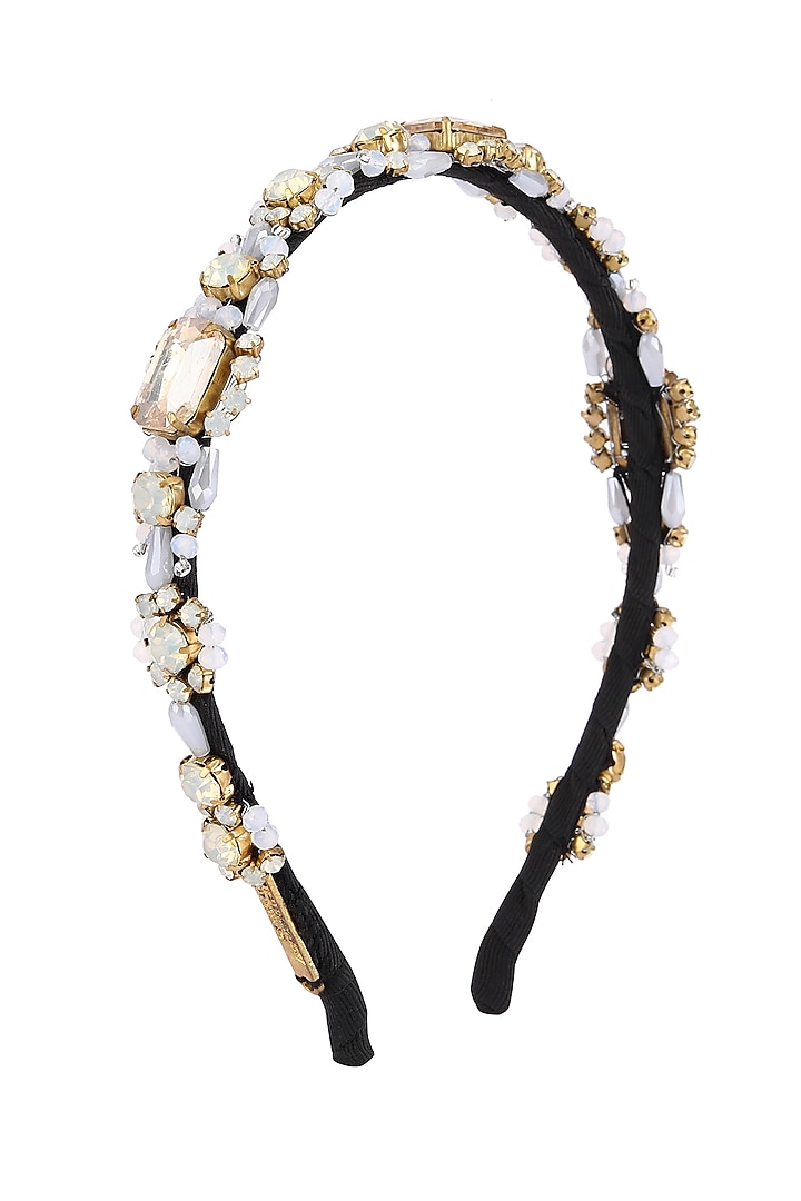 Gold Metal Hairband by Studio Accessories at Pernia's Pop Up Shop