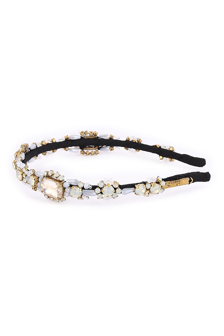 Gold Metal Hairband by Studio Accessories at Pernia's Pop Up Shop