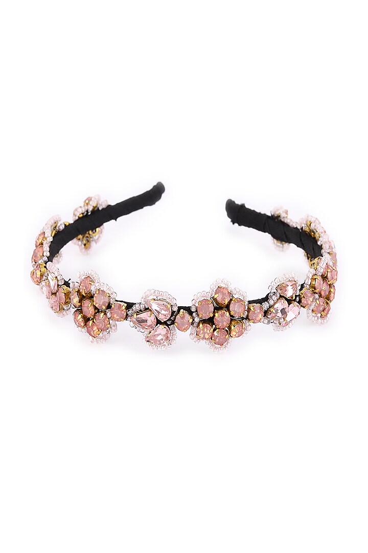 Pink Metal Hairband by Studio Accessories at Pernia's Pop Up Shop