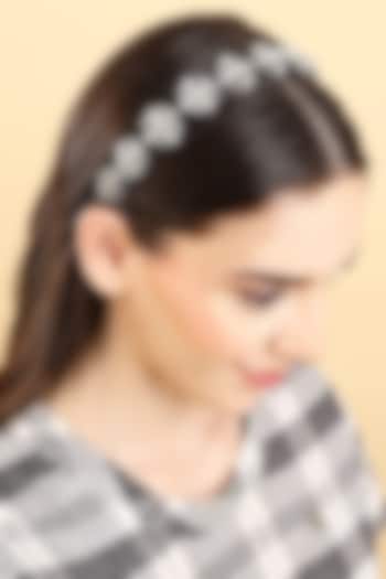Silver Metal Hairband by Studio Accessories at Pernia's Pop Up Shop