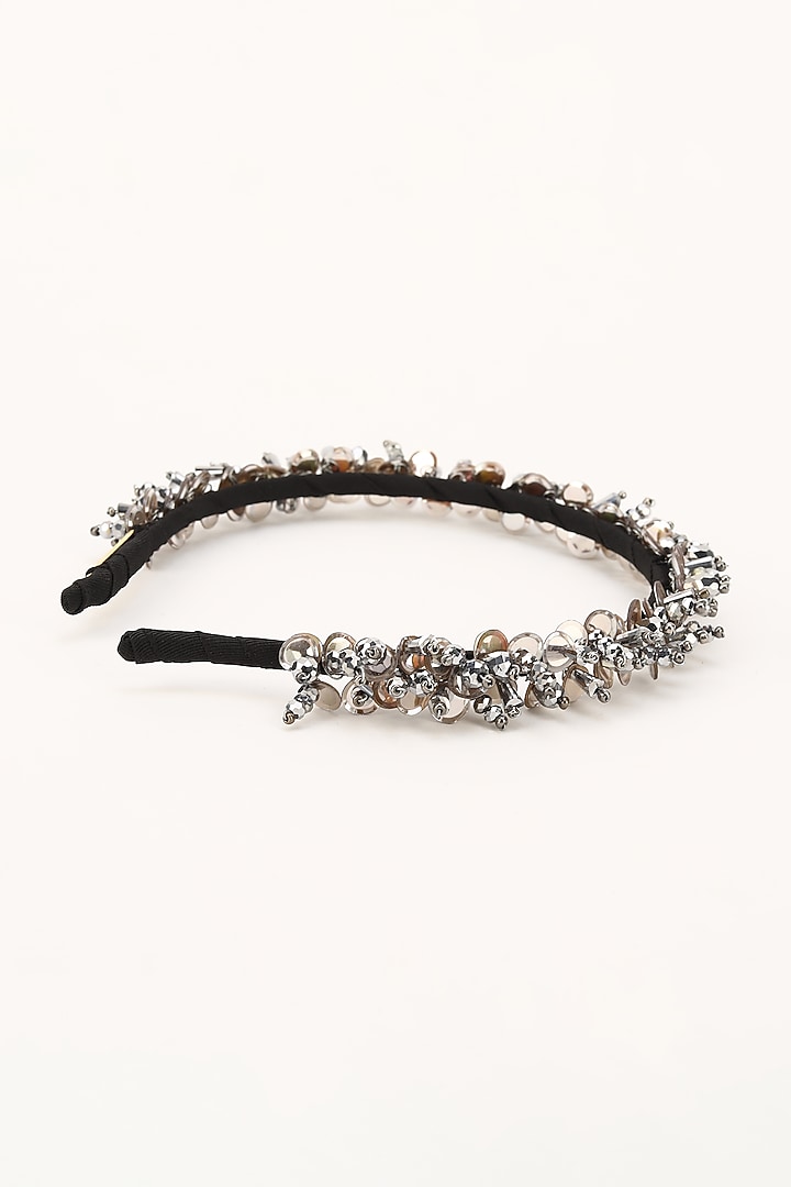 Silver Metal Hair Band by Studio Accessories at Pernia's Pop Up Shop