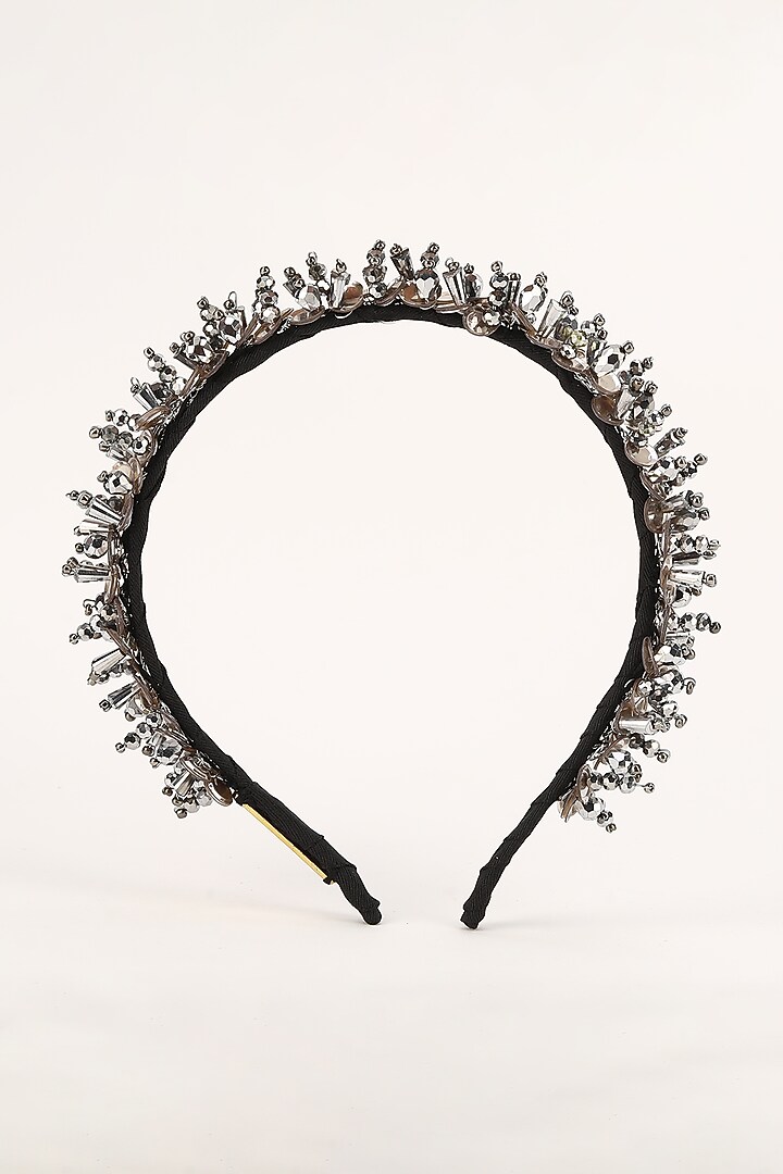Silver Metal Hair Band by Studio Accessories at Pernia's Pop Up Shop