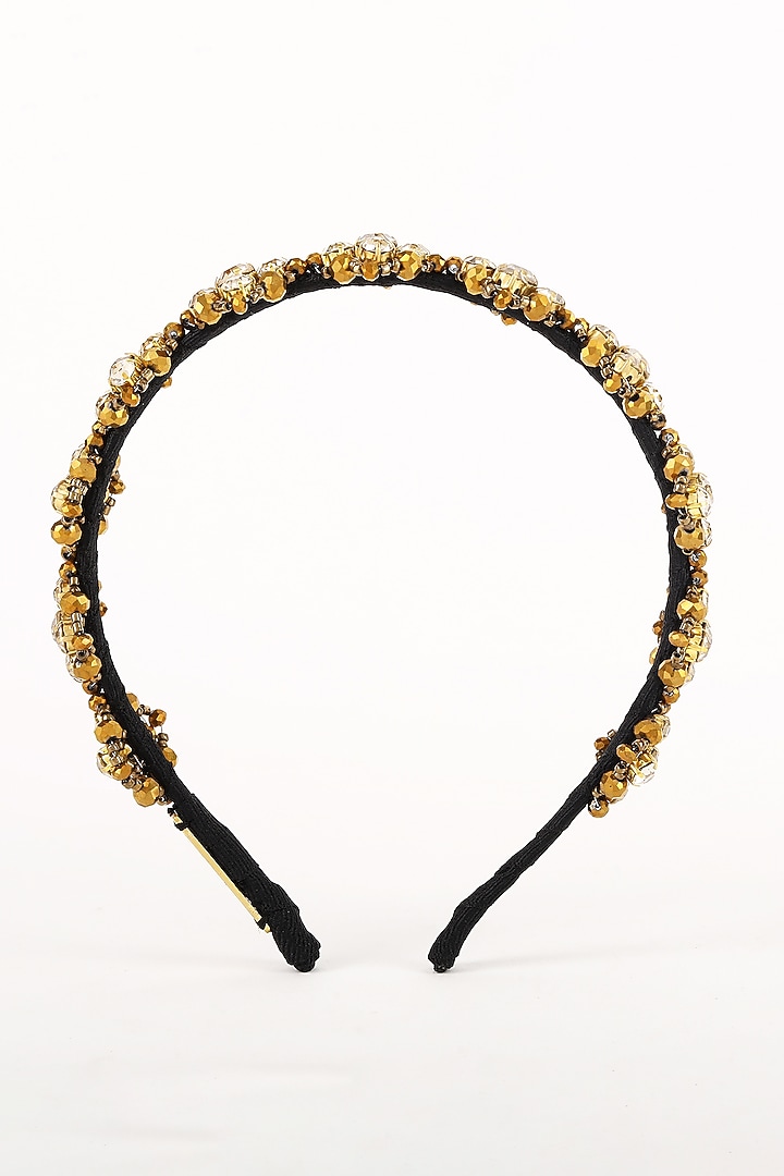 Gold Metal Hairband by Studio Accessories at Pernia's Pop Up Shop