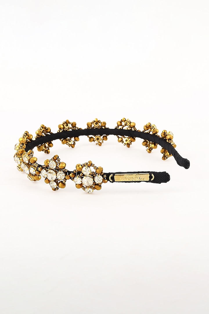Gold Metal Hairband by Studio Accessories at Pernia's Pop Up Shop