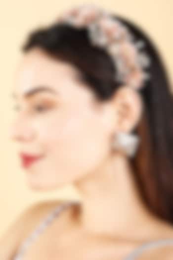 Pink Metal Hairband by Studio Accessories at Pernia's Pop Up Shop