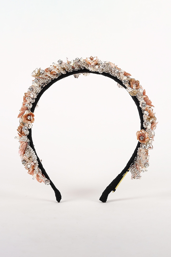 Pink Metal Hairband by Studio Accessories at Pernia's Pop Up Shop