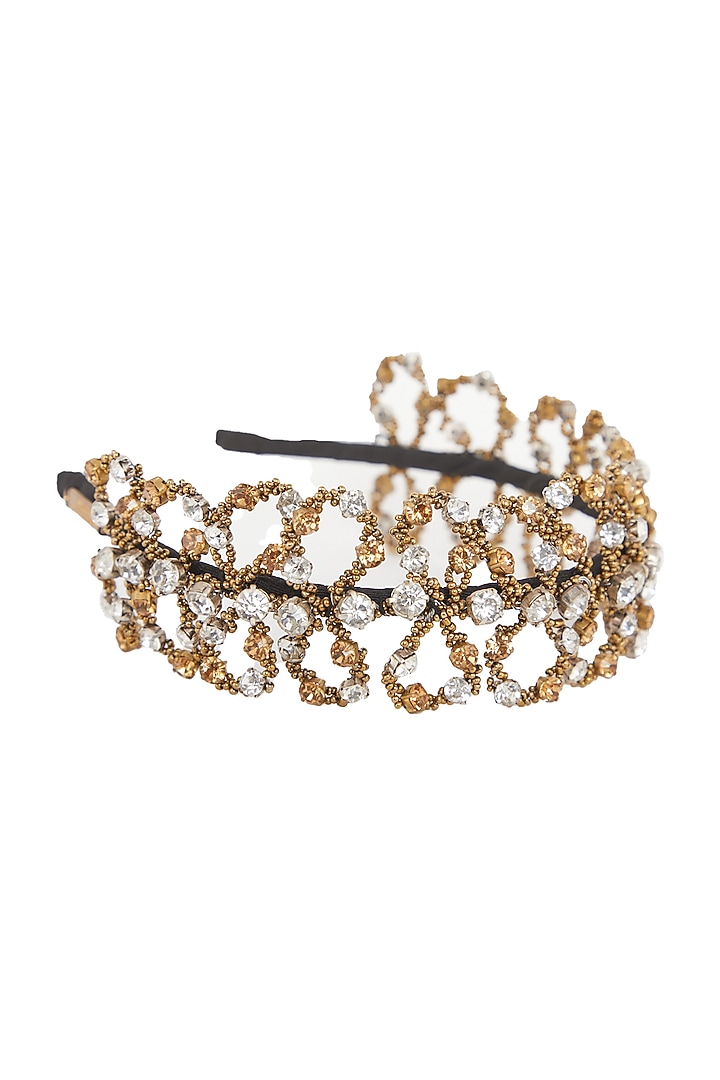 Gold & Silver Embellished Hairband by Studio Accessories at Pernia's Pop Up Shop