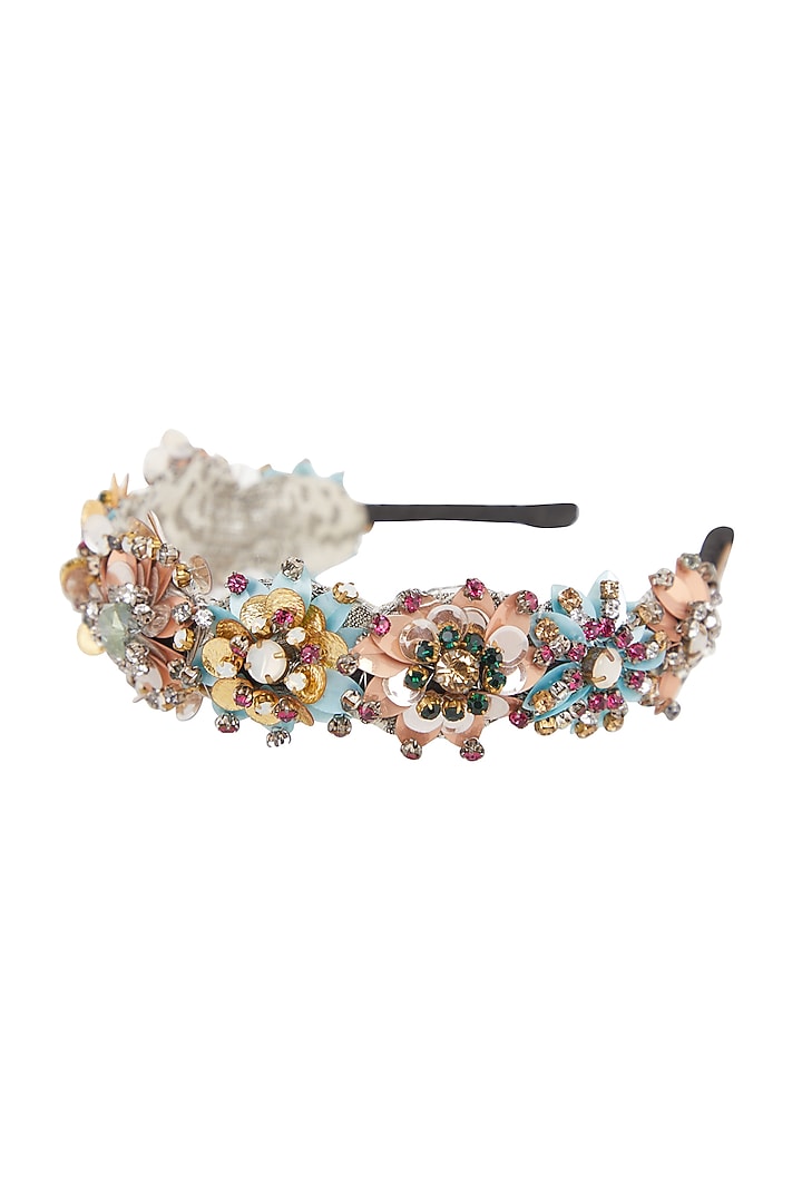 Multi Colored Sequins Embellished Hairband by Studio Accessories at Pernia's Pop Up Shop