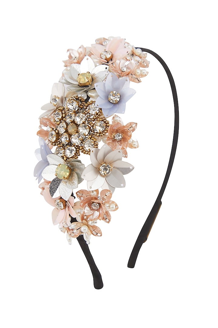 Multi Colored Embellished Hairband by Studio Accessories