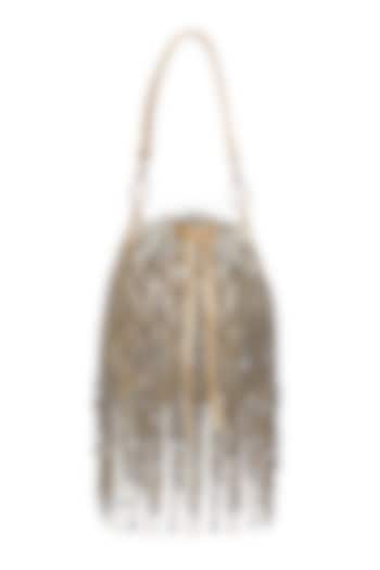 Gold & Silver Embellished Potli Bag by Studio Accessories