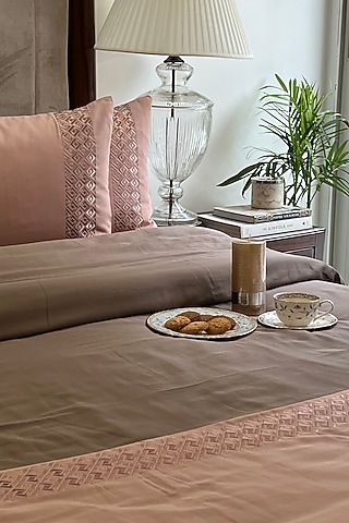 Rose Cotton Bedding Set (Set of 4) by SADYASKA