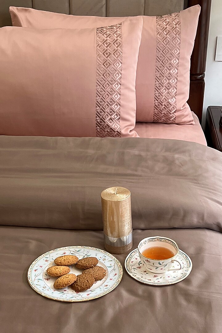 Rose Cotton Bedding Set (Set of 4) by SADYASKA at Pernia's Pop Up Shop