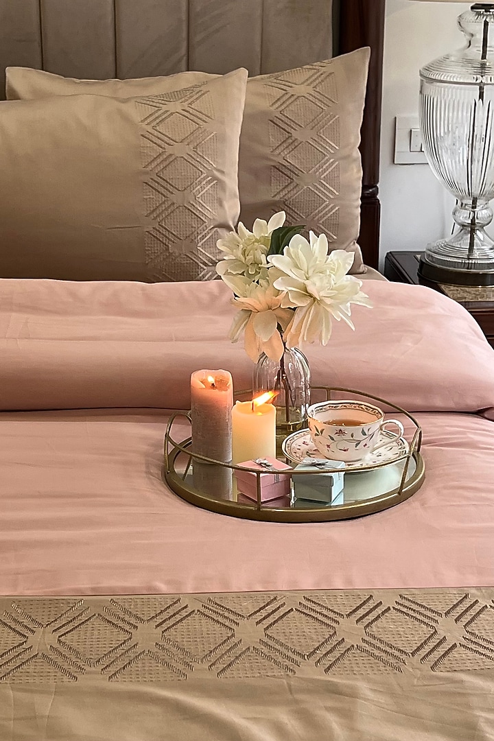 Sand Cotton Bedding Set (Set of 4) by SADYASKA at Pernia's Pop Up Shop