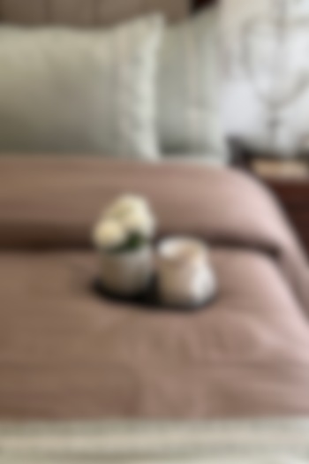 Sage Green Cotton Bedding Set (Set of 4) by SADYASKA at Pernia's Pop Up Shop