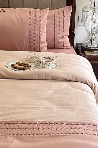 Rose Cotton Duvet Cover by SADYASKA