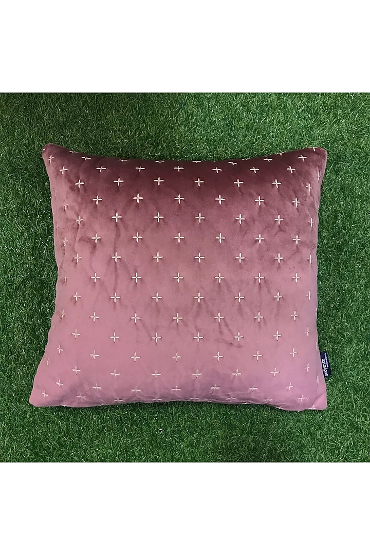 Sparkle Blush Velvet Cushion Cover by SADYASKA at Pernia's Pop Up Shop