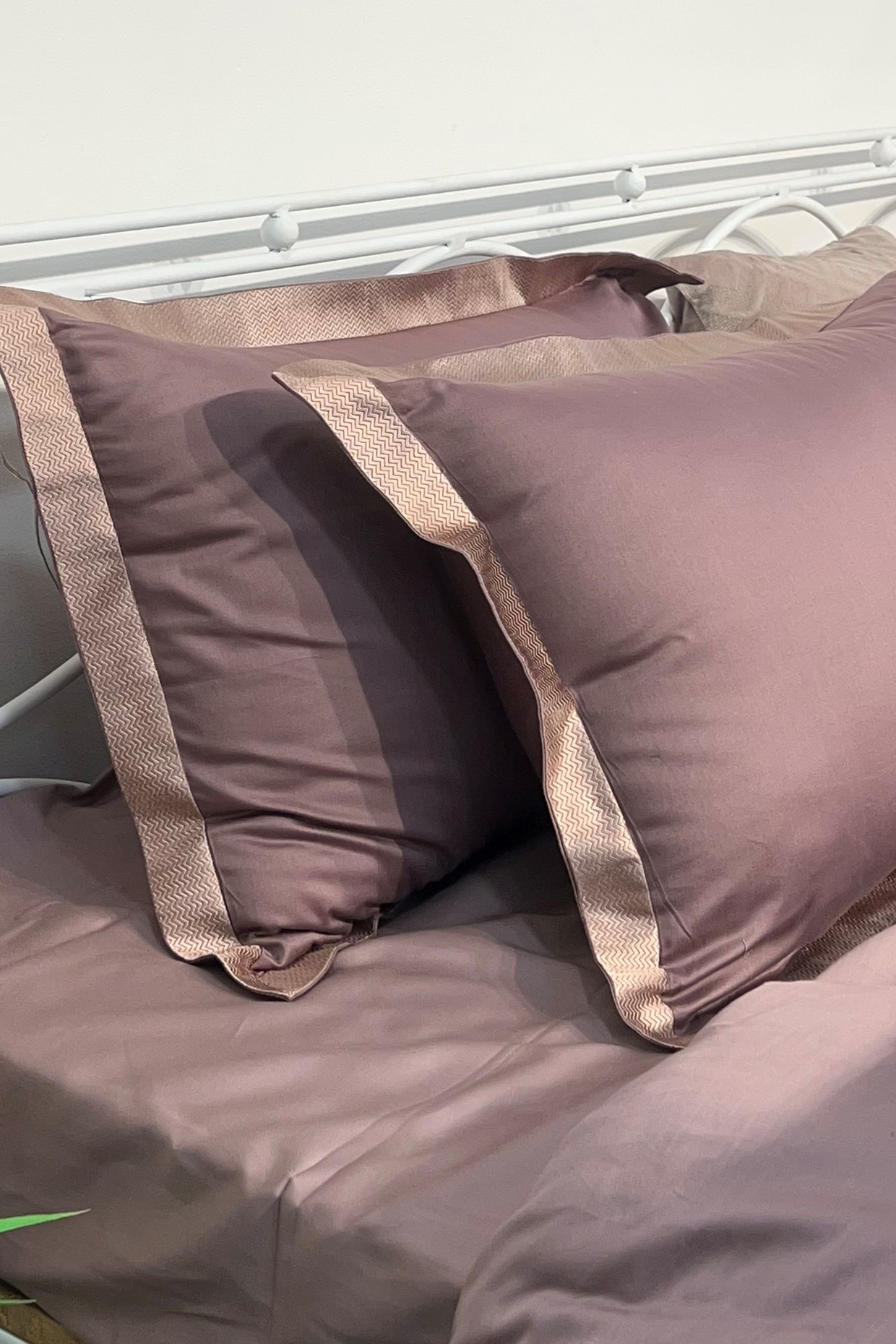 Old Rose Bedsheet Set With Print by SADYASKA at Pernia's Pop Up Shop