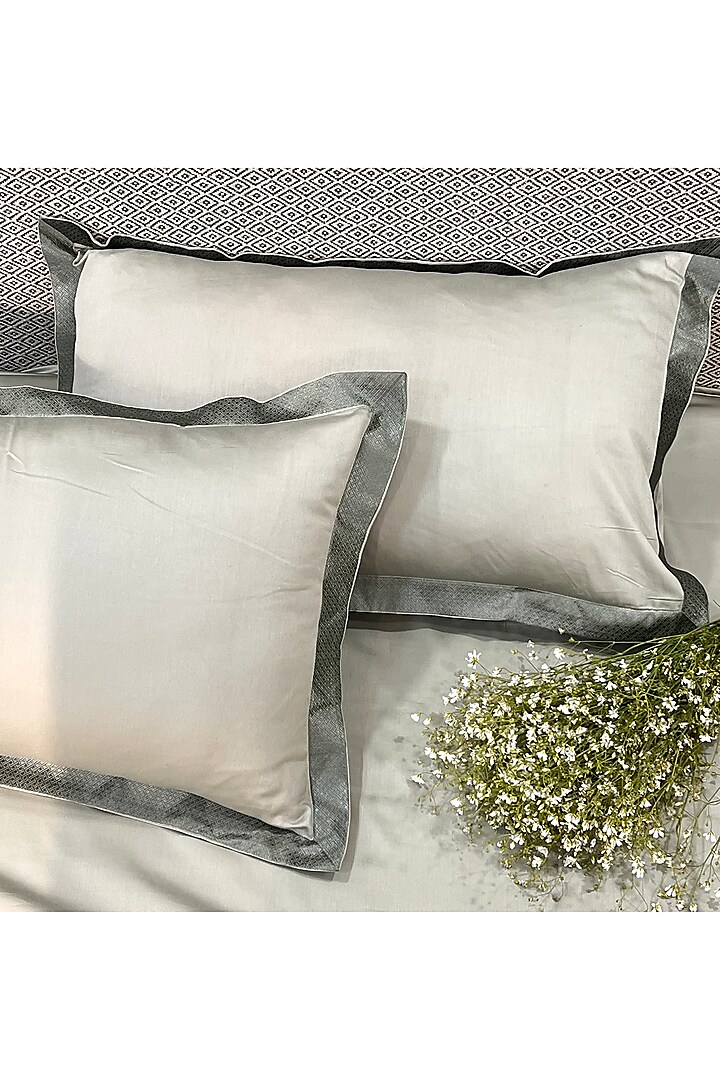 Sage Green Bedsheet Set With Print by SADYASKA at Pernia's Pop Up Shop