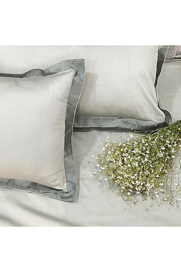 Sage Green Bedsheet Set With Print by SADYASKA at Pernia's Pop Up Shop