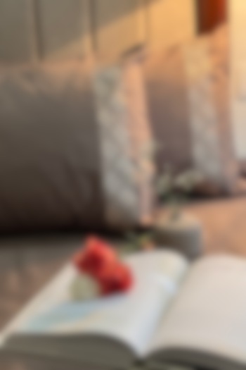 Taupe Cotton Bedsheet Set (Set of 3) by SADYASKA at Pernia's Pop Up Shop