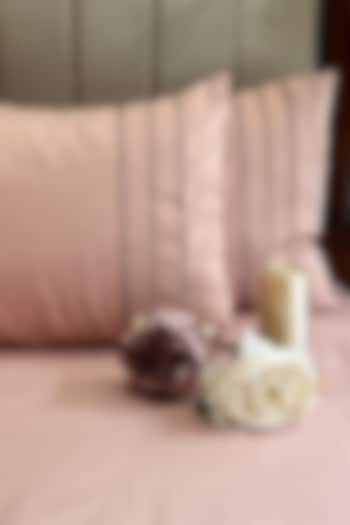 Rose Cotton Bedsheet Set (Set of 3) by SADYASKA