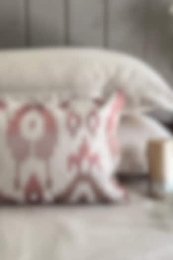 Oats Beige Bedsheet Set In Cotton (Set of 4) by SADYASKA at Pernia's Pop Up Shop