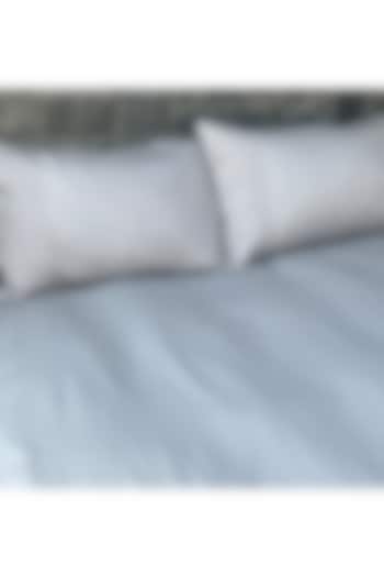 Pearl Grey Cotton Bedsheet Set Of 3 by SADYASKA at Pernia's Pop Up Shop