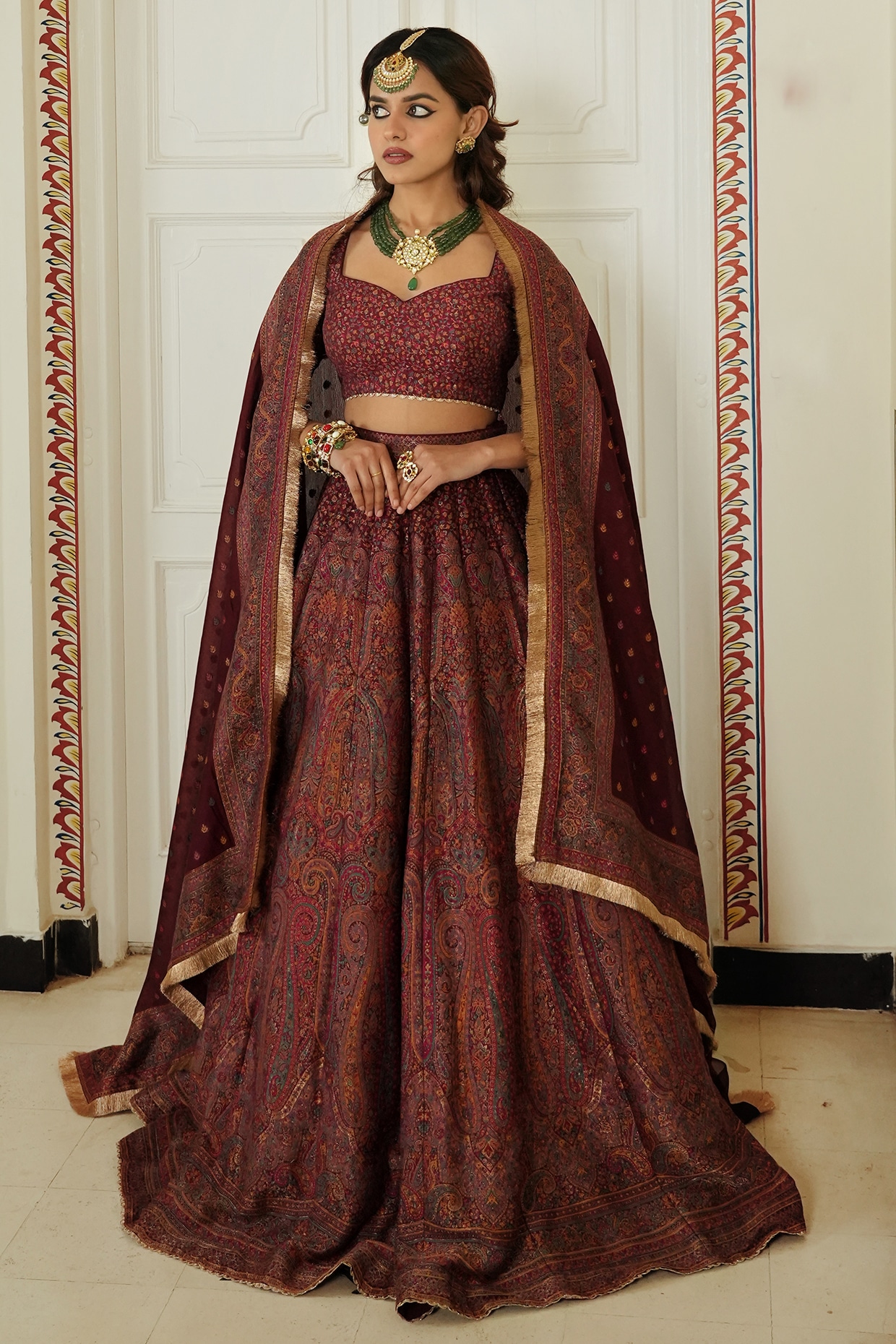 Buy Wine Color Sequin Lehenga Choli, Bollywood Sabyasachi Designer Lahenga  Choli for Women, Ready to Wear Lengha for Bridesmaid, Wedding Lehnga Online  in India - Etsy