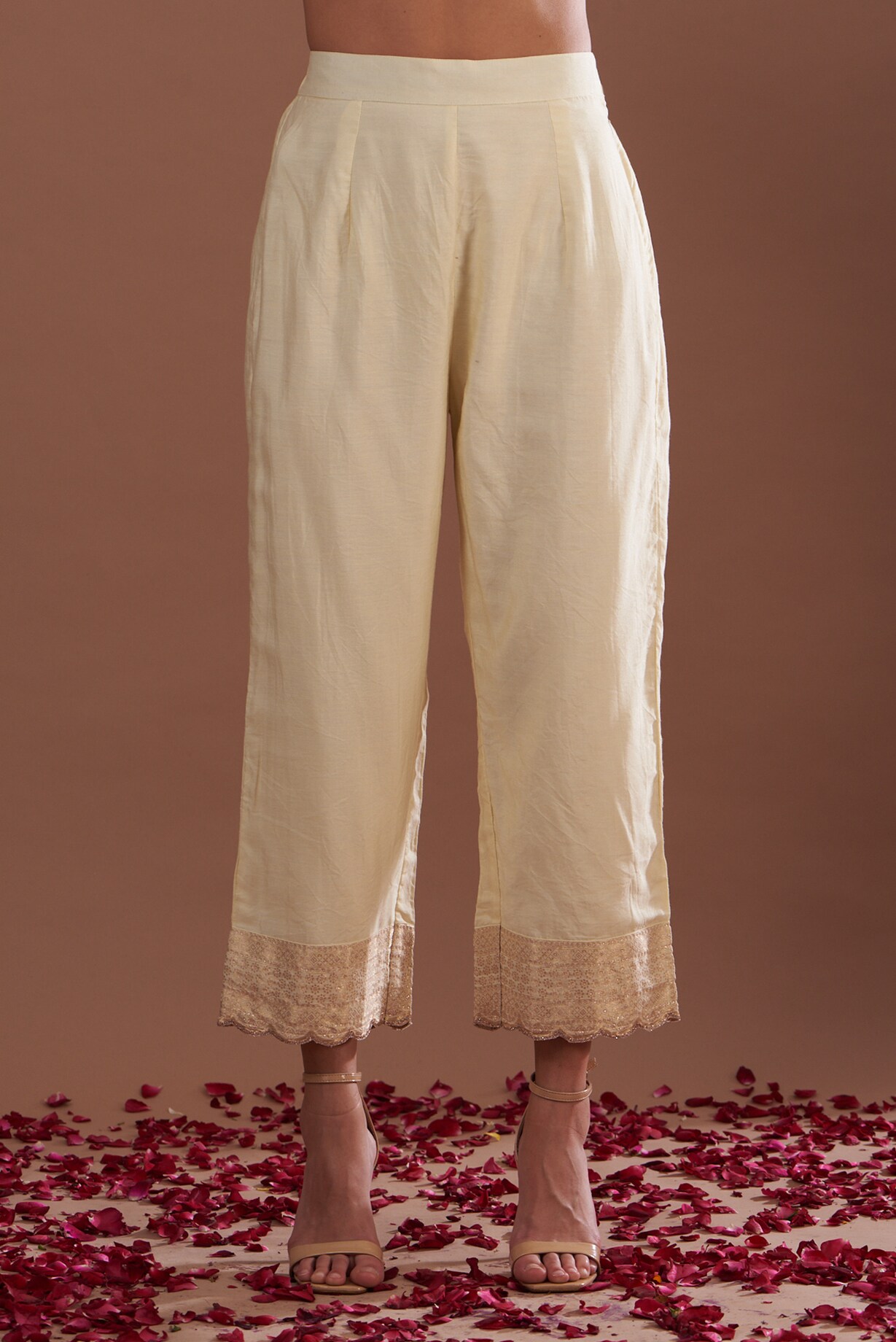 Lemon green straight kurta with flutter sleeve (Fully Stitched)
