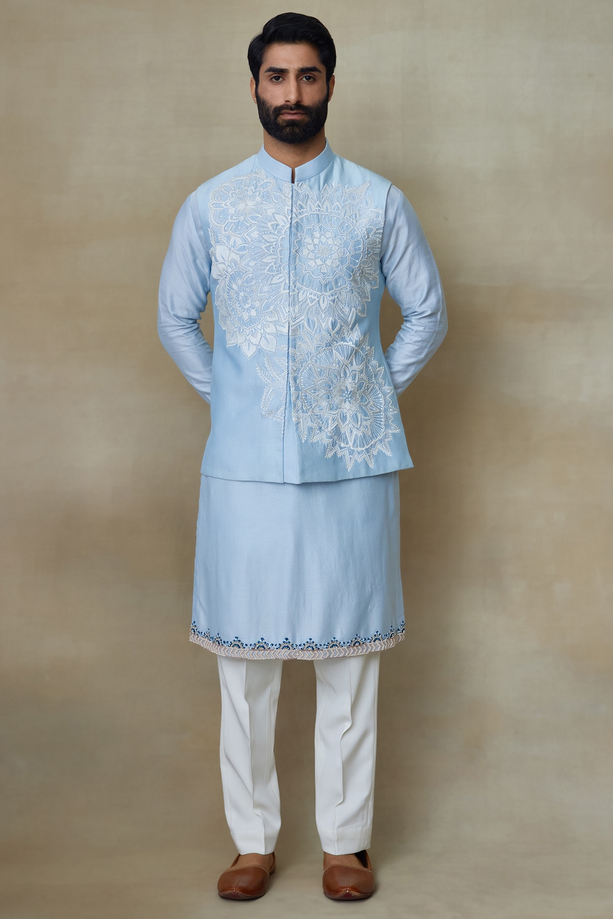 Khadi nehru jacket online best sale