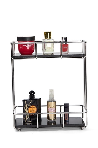 Gold Stainless Steel Handcrafted Marble Stand by SAGE KONCPT