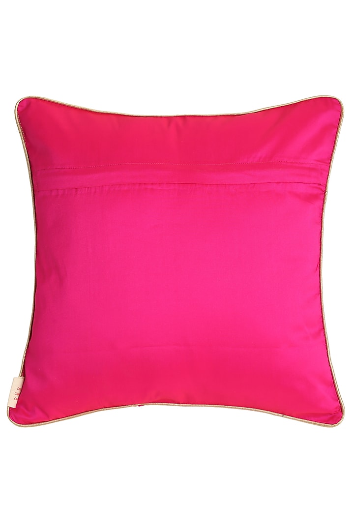 Magenta & Gold Cushion Cover (Set of 2) by Saka Designs - Home at Pernia's Pop Up Shop