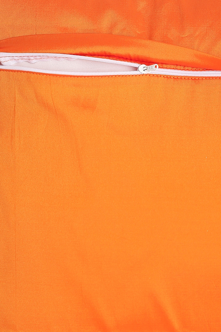 Vibrant Orange Cushion Cover (Set of 2) by Saka Designs - Home at Pernia's Pop Up Shop