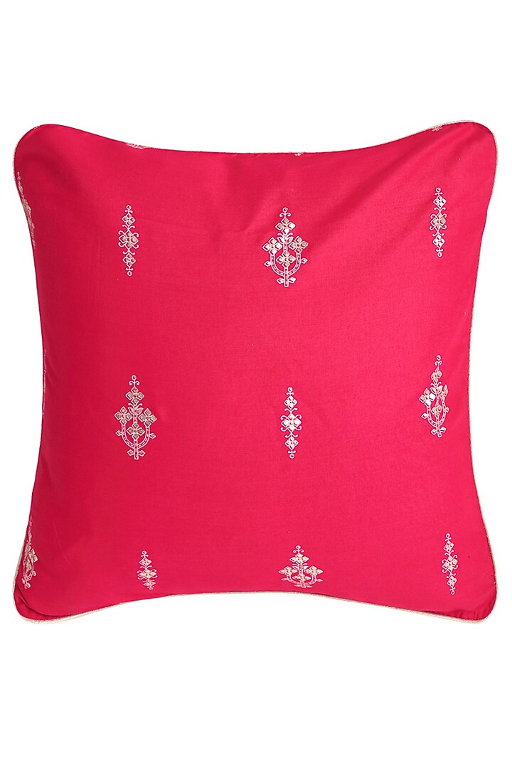 Magenta Motif Cushion Cover (Set of 2) by Saka Designs - Home at Pernia's Pop Up Shop