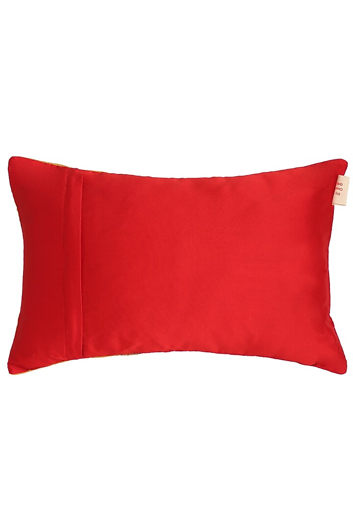 Red & Mustard Cushion Covers (Set of 2) by Saka Designs - Home at Pernia's Pop Up Shop
