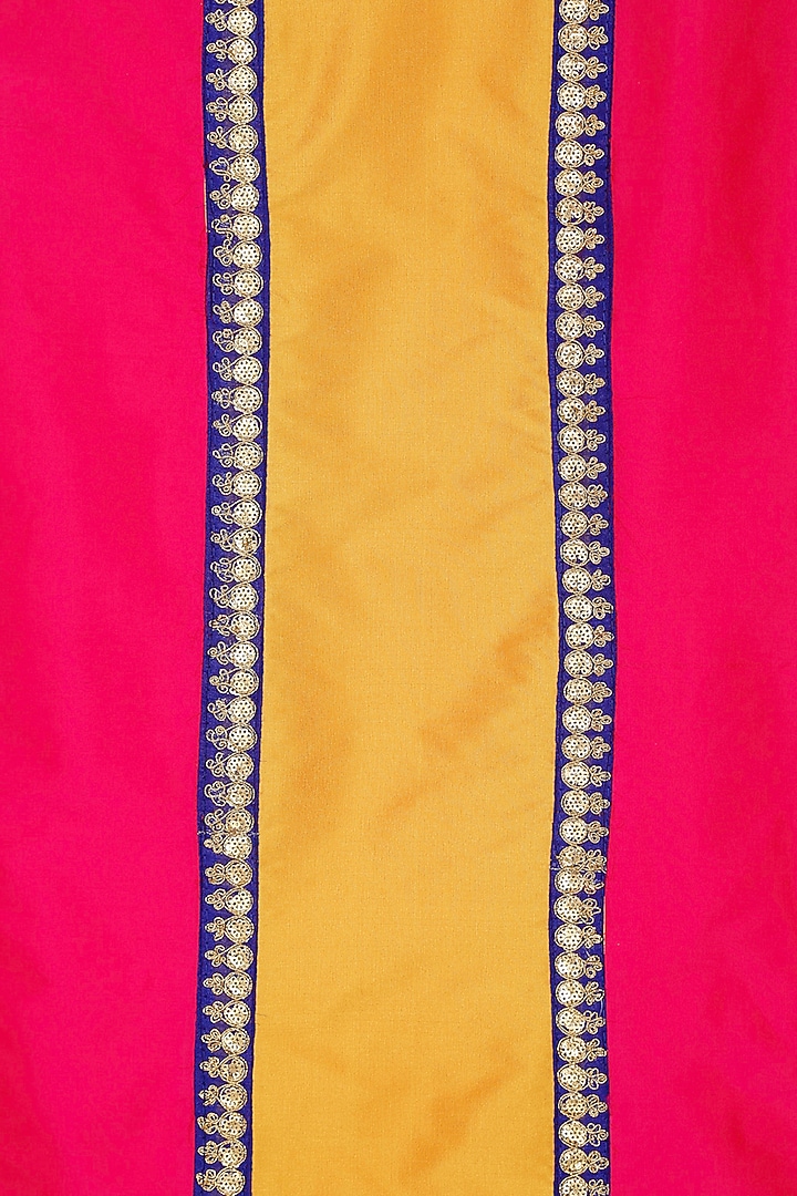 Magenta & Orange Silk Blend Table Runner by Saka Designs - Home at Pernia's Pop Up Shop