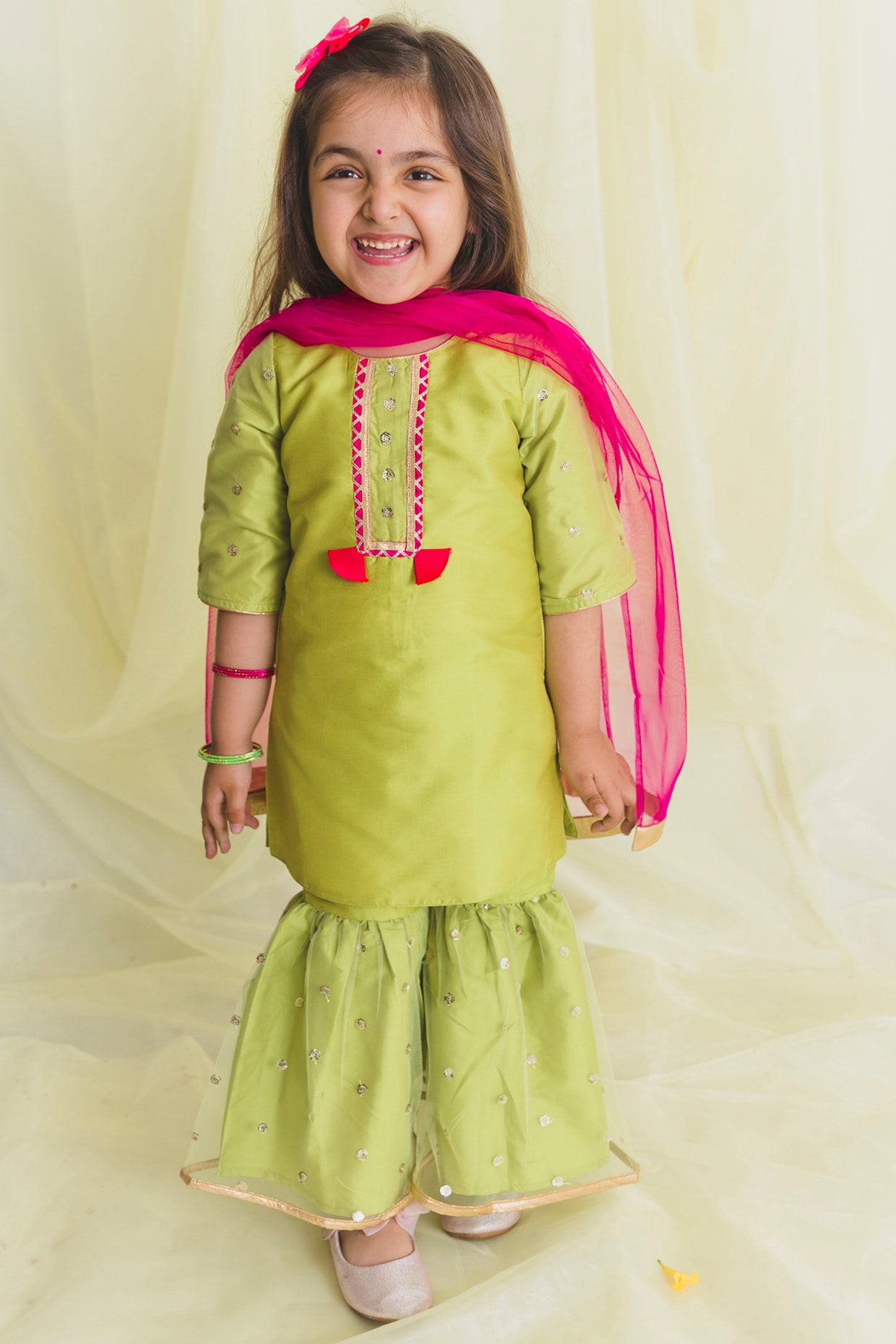 Babies hot sale sharara designs