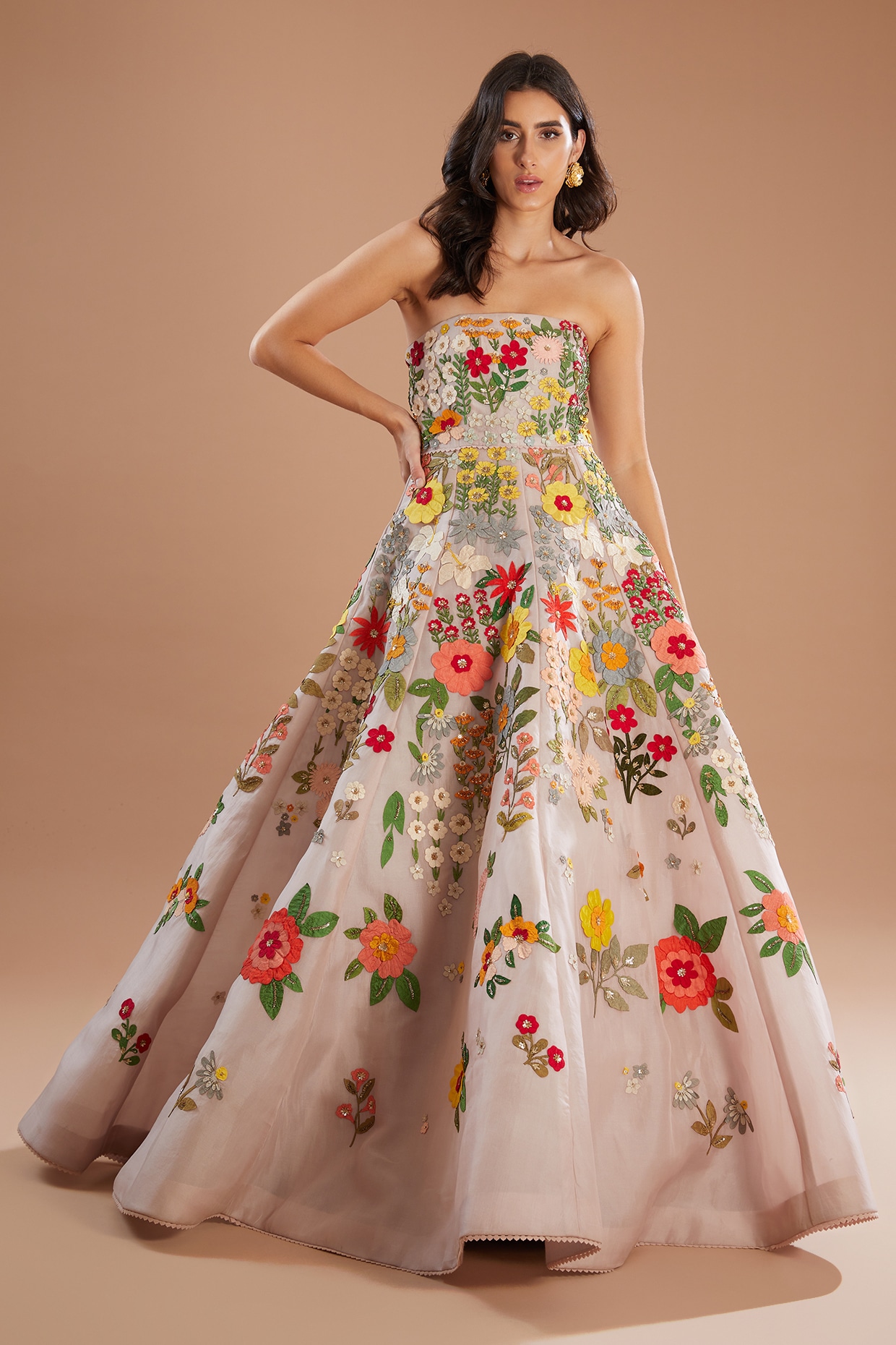 Indian Evening Gowns Online India | Punjaban Designer Boutique