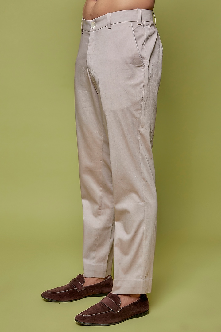 Grey Matka Silk Embroidered Groom Sherwani Set by Sahil Kochhar Men at Pernia's Pop Up Shop