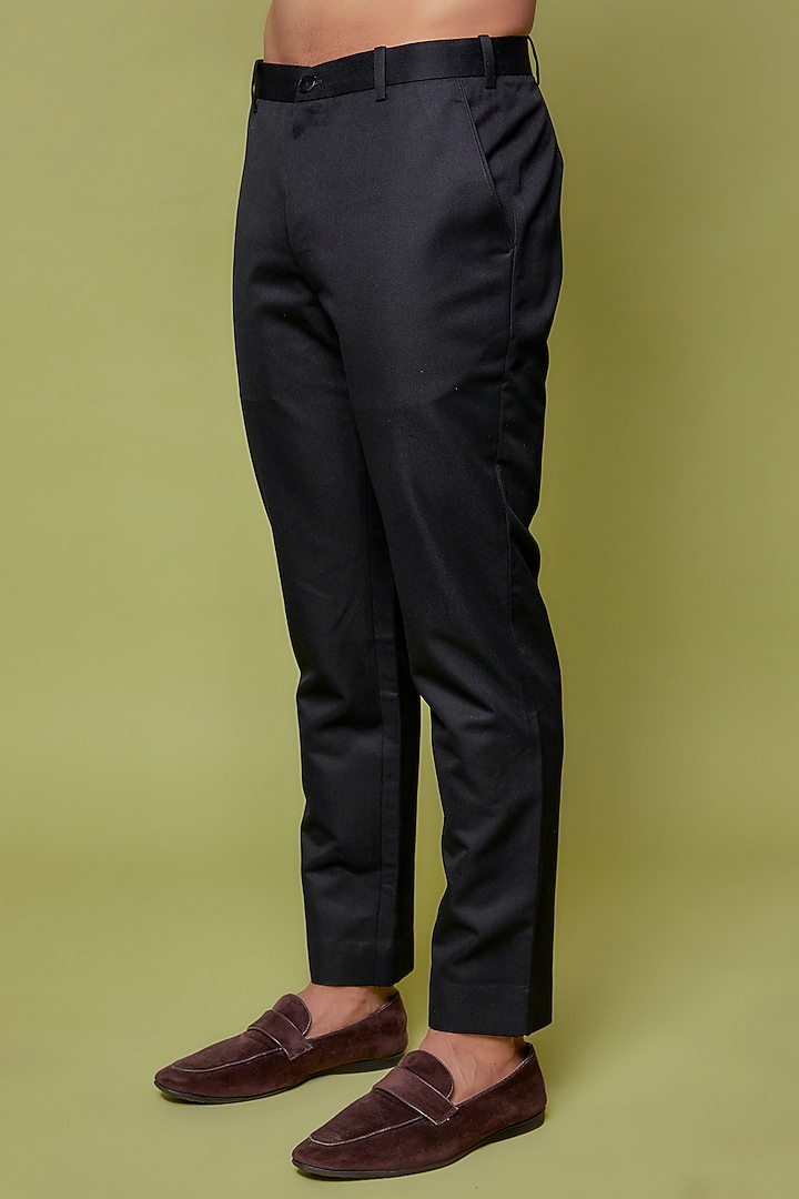 Black Matka Silk Embroidered Groom Bandhgala Set by Sahil Kochhar Men at Pernia's Pop Up Shop