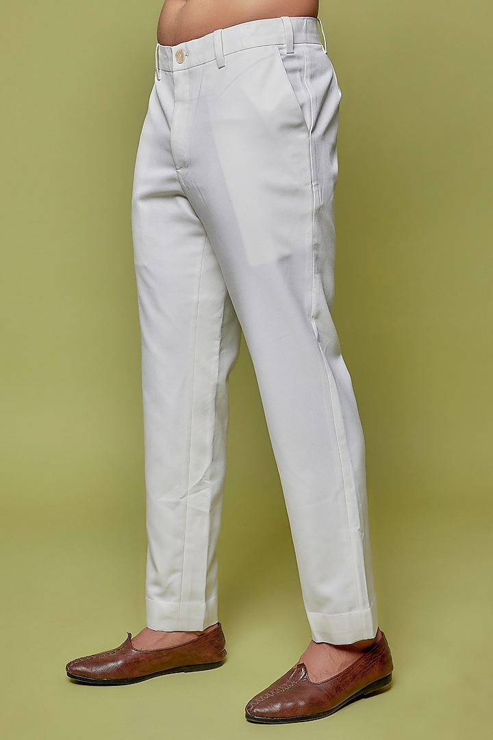 Ivory Matka Silk Embroidered Groom Sherwani Set by Sahil Kochhar Men at Pernia's Pop Up Shop