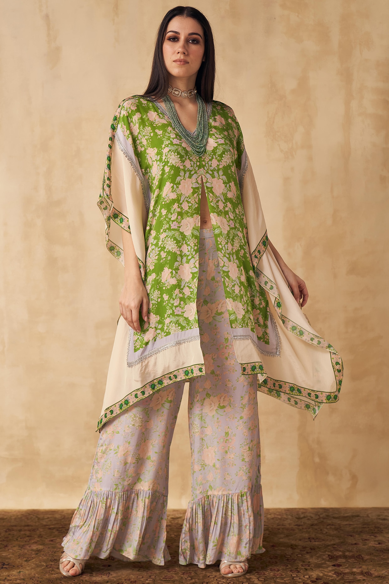 Crepe suits outlet designs