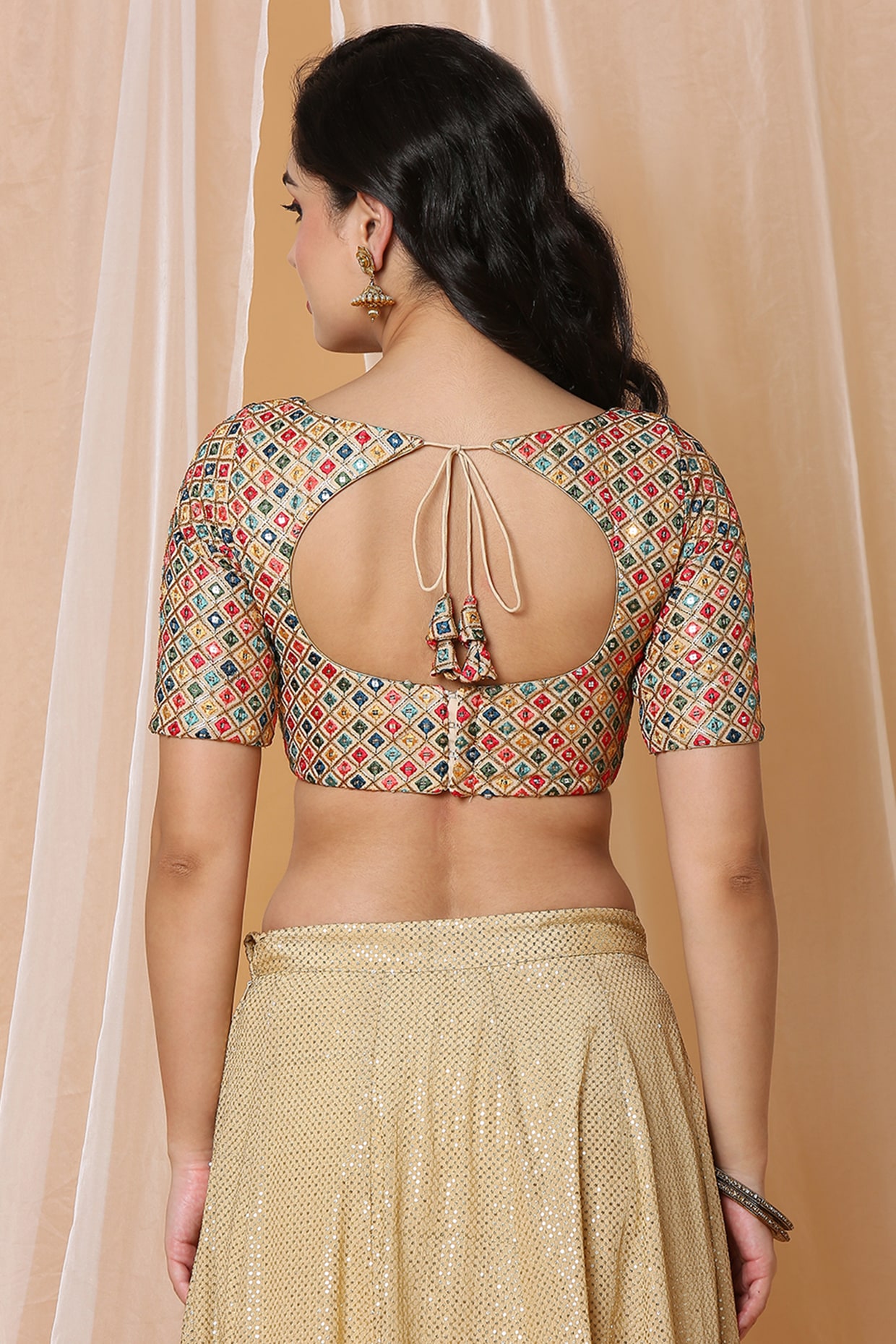 Latest & Modern Saree Blouse Neck Designs in 2023