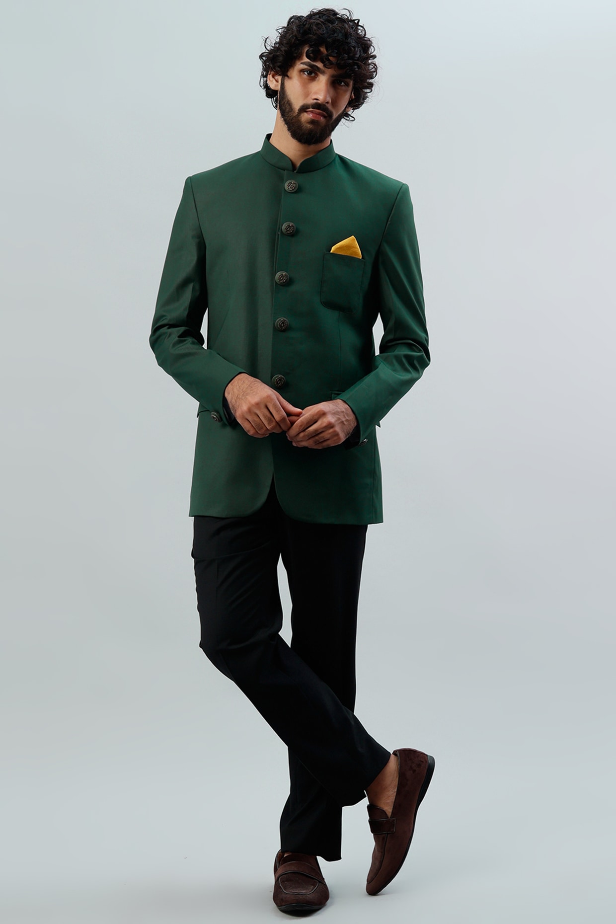 Dark Green Indian Ethnic Suede Velvet Jodhpuri Suit for Men Mandarin Suit  for Men Jodhpuri Blazer for Wedding, Bandhgala Suit for Men - Etsy